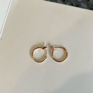 Small Gold Plated Hoops